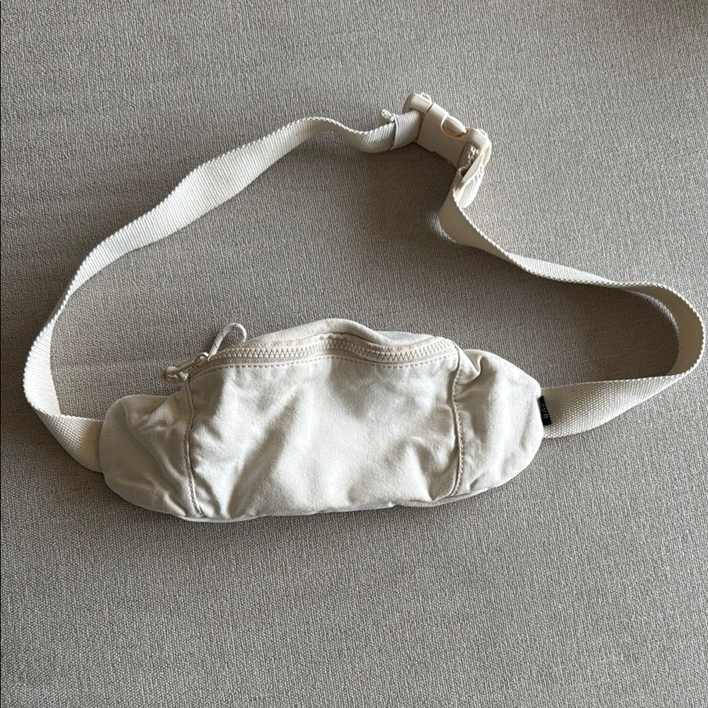 Cream Belt Bag